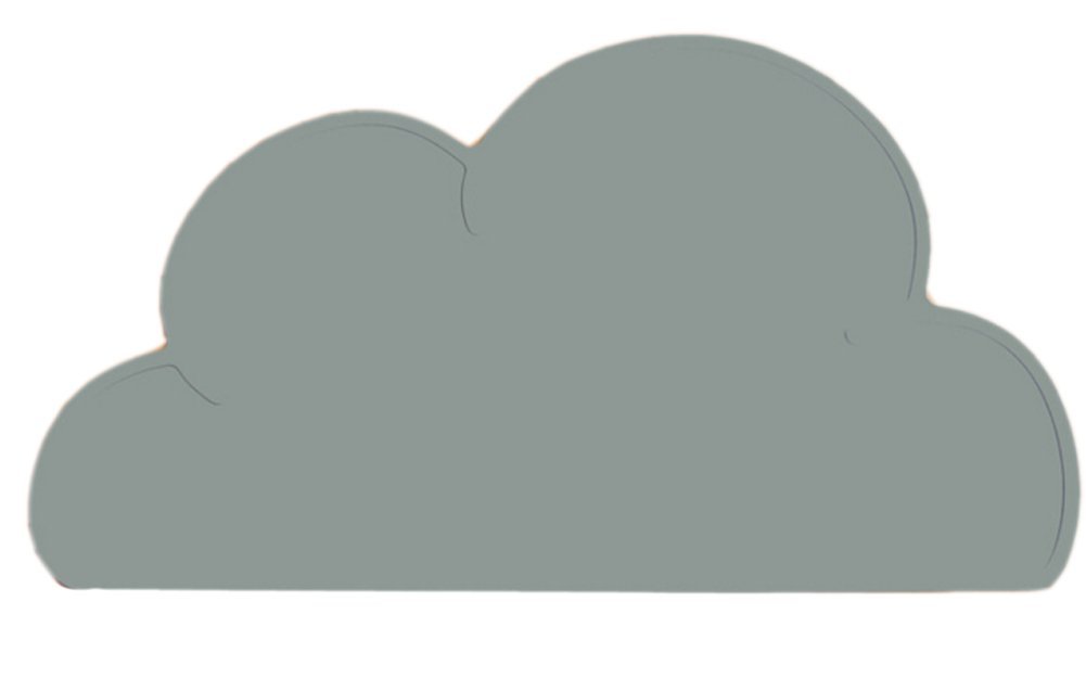 grey cloud placemat
