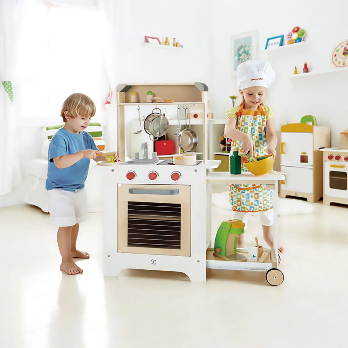 Hape wooden play kitchen