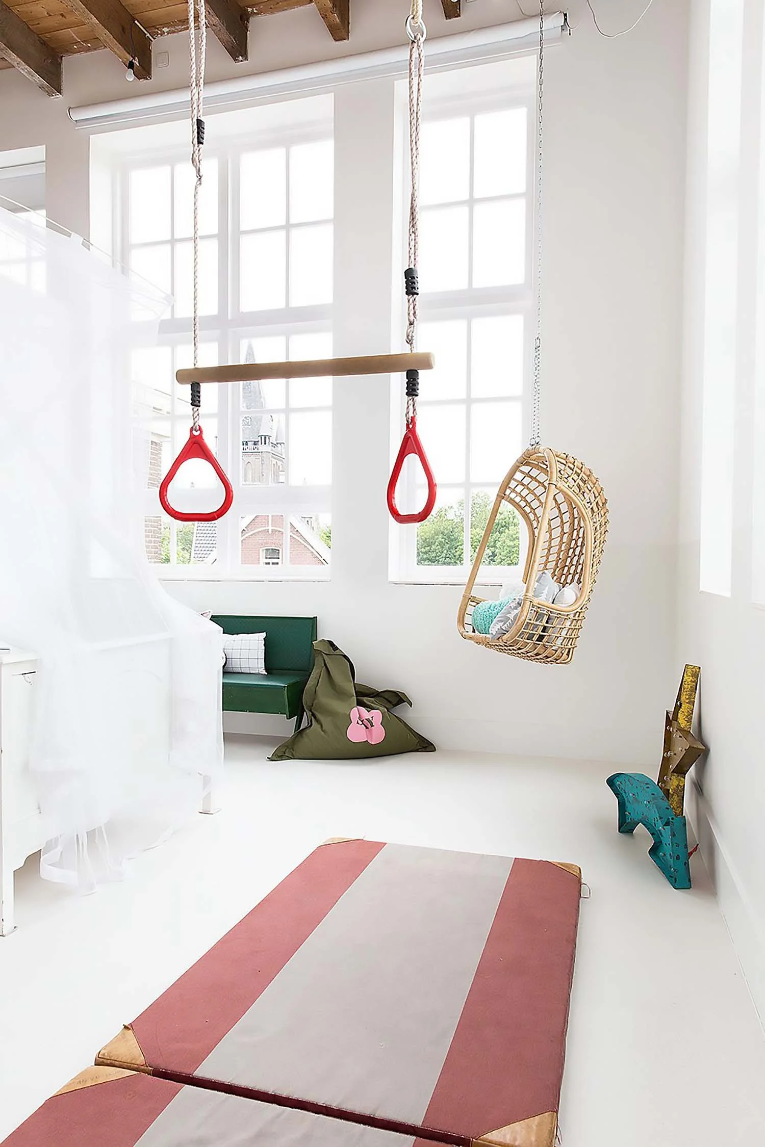 white floor kids room