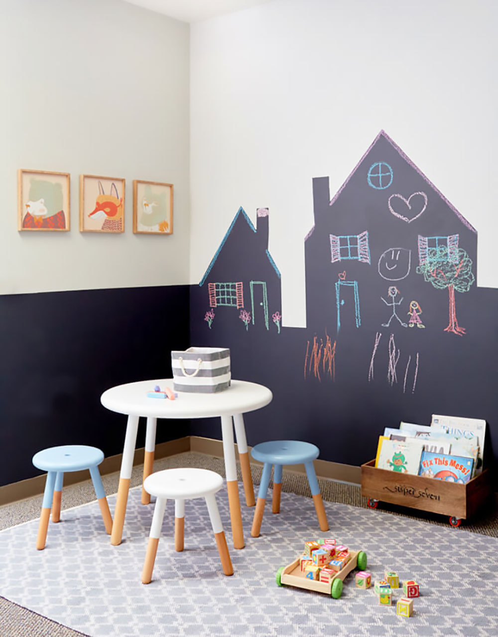 5 UNIQUE WAYS TO USE CHALKBOARD PAINT IN KIDS' SPACES! — WINTER