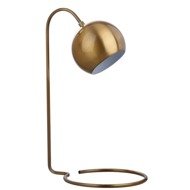 gold scoop lamp