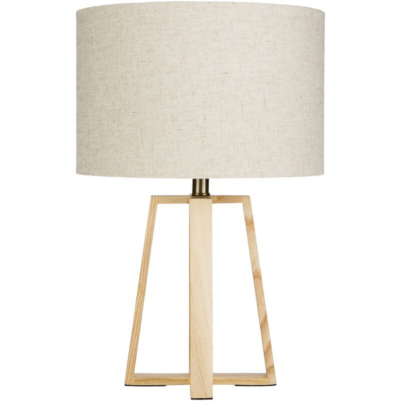 wood base lamp