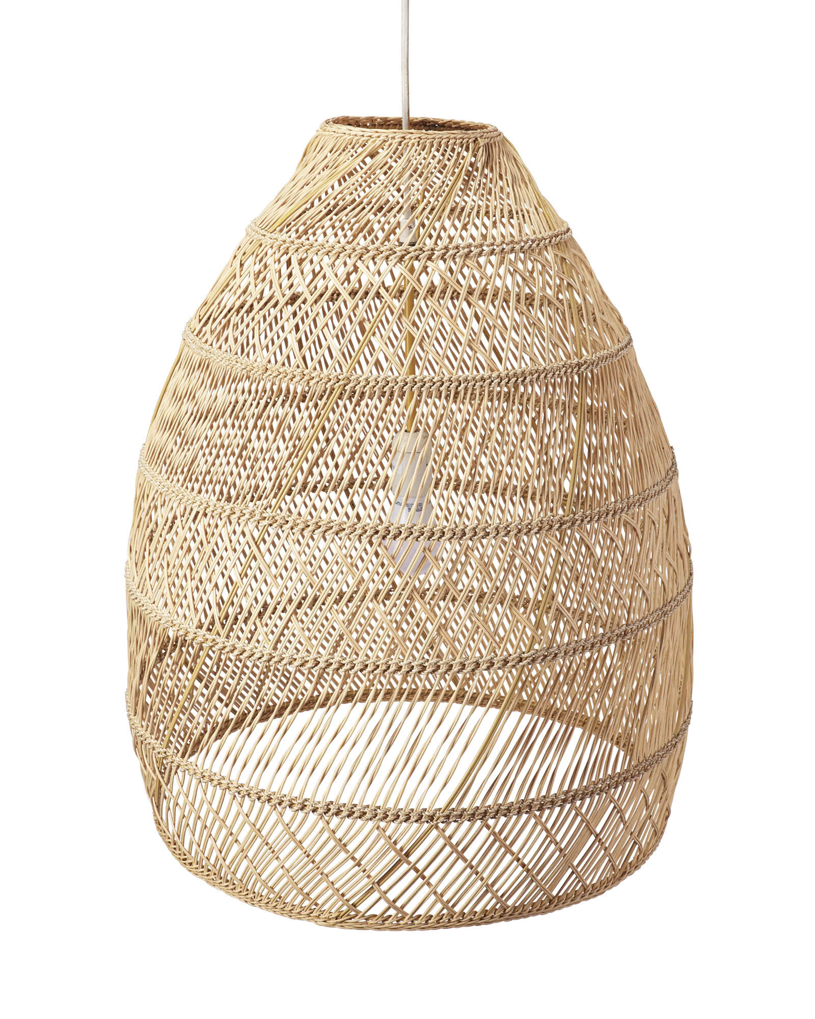 rattan pendant light