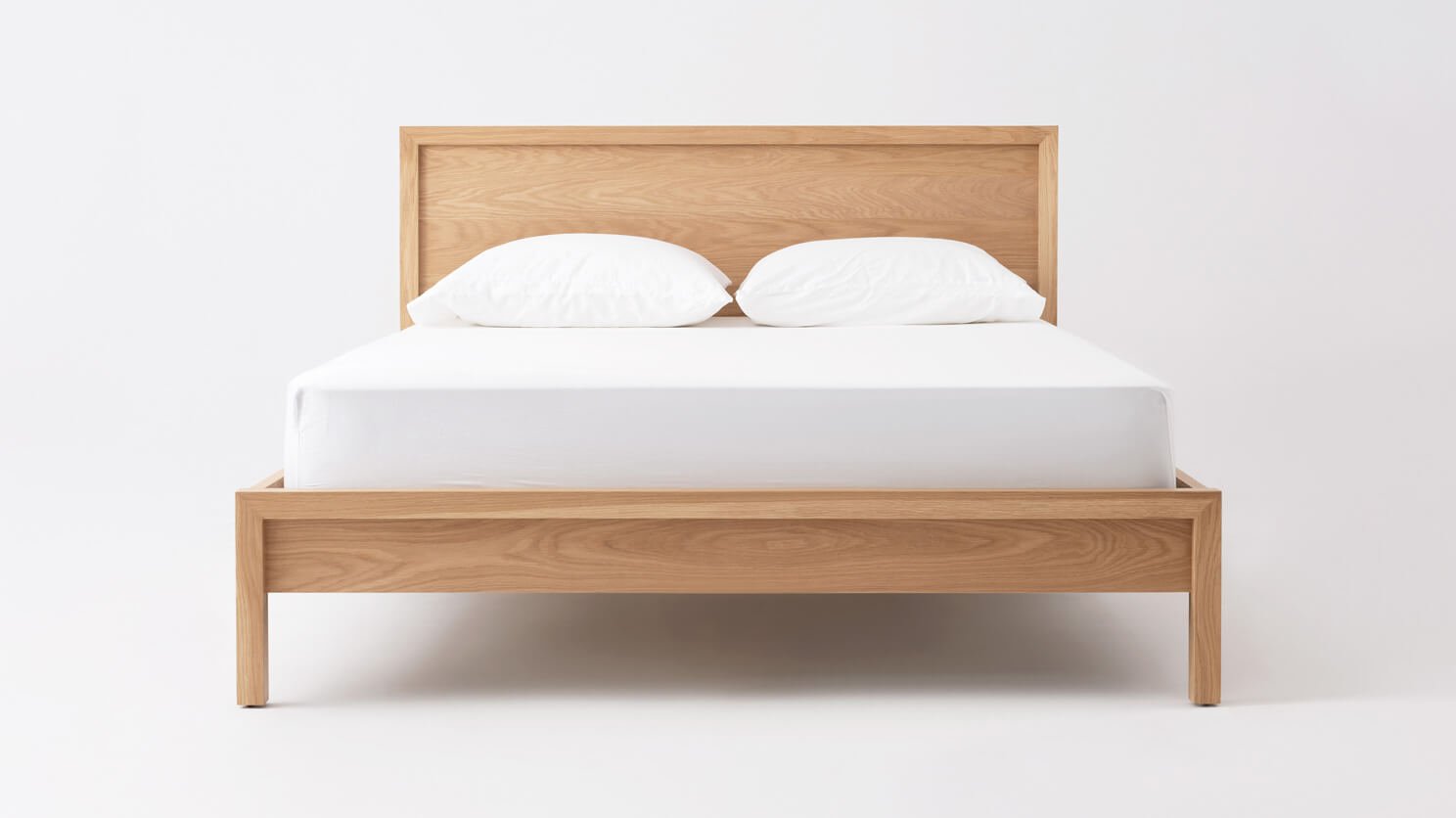 solid wood bed