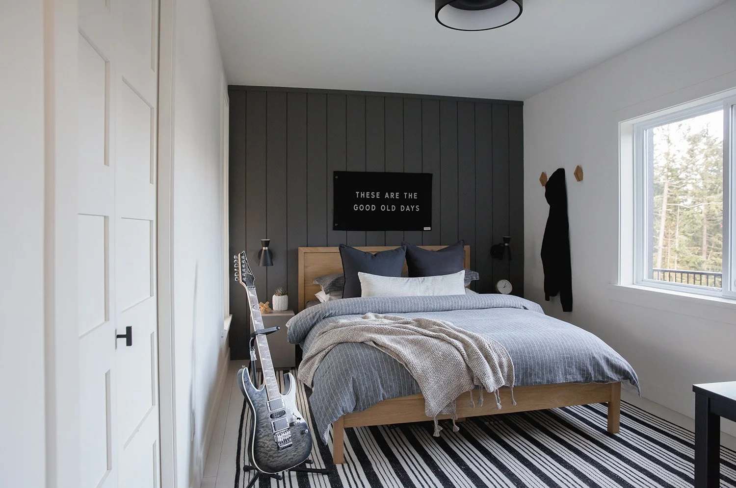 BLACK AND GREY TEEN BOY ROOM REVEAL — WINTER DAISY | Melissa Barling ...