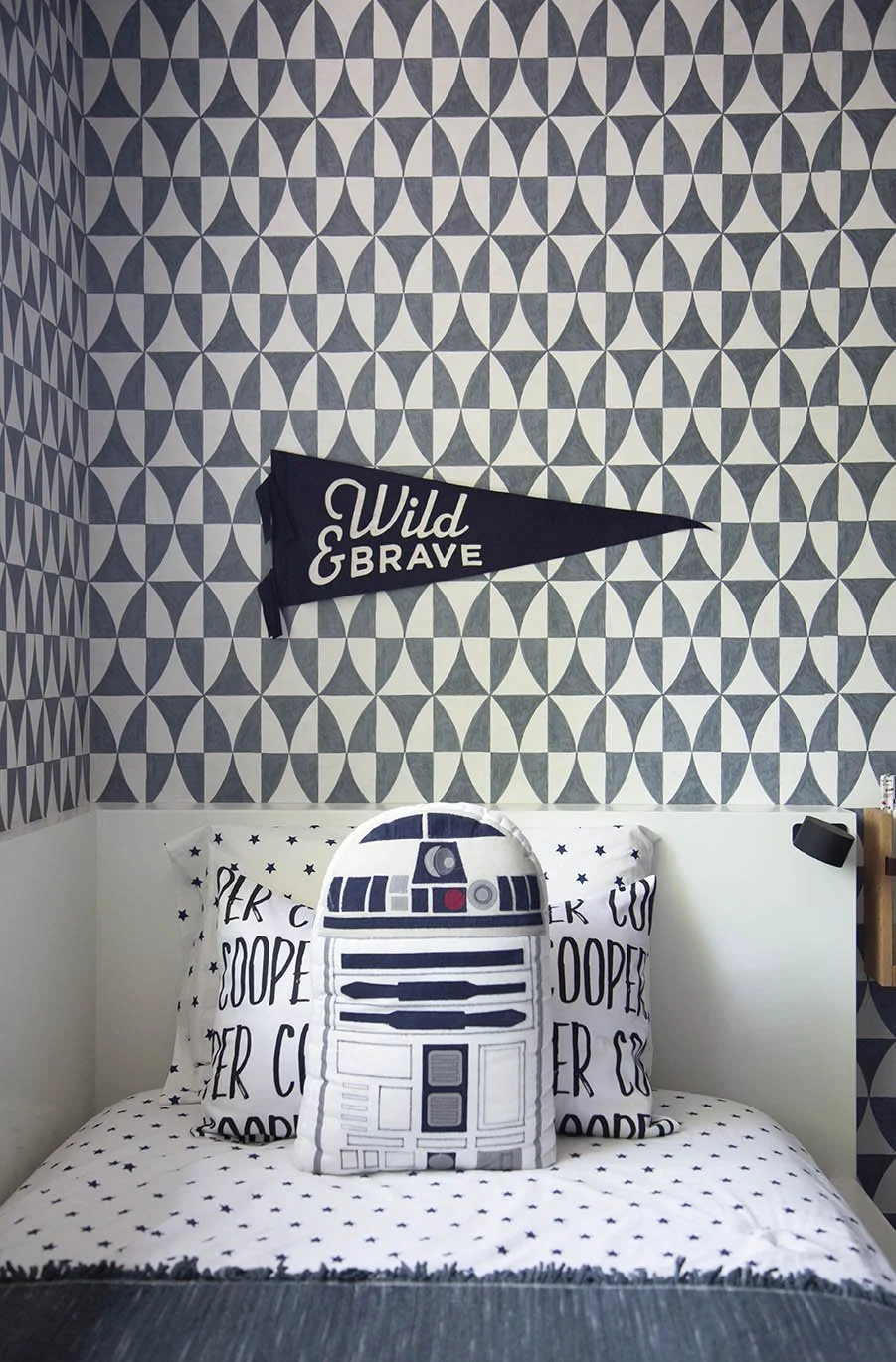 BLUE, WHITE & WOOD BOYS SHARED BEDROOM REVEAL — WINTER DAISY | Melissa Barling, Kids' Interior ...