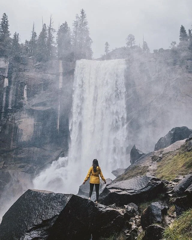 When it got impossible to use my main camera because of the mist I knew I had to keep on shooting with my phone. #shotoniphone #yosemite