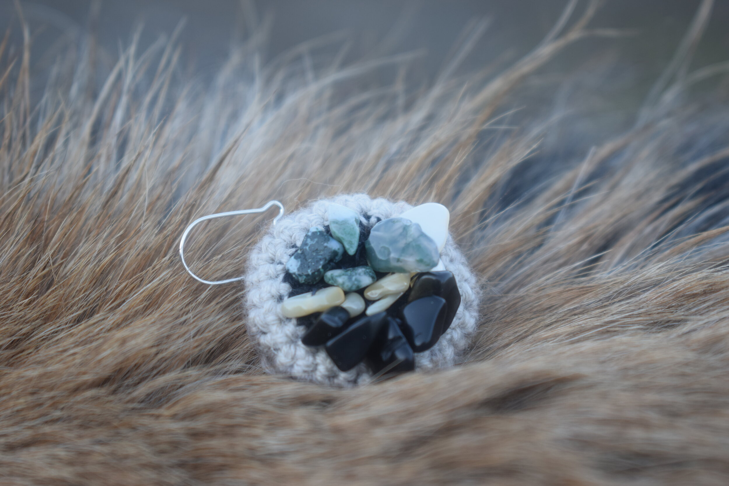 Buckskin Earrings - 'Mini Cisko'