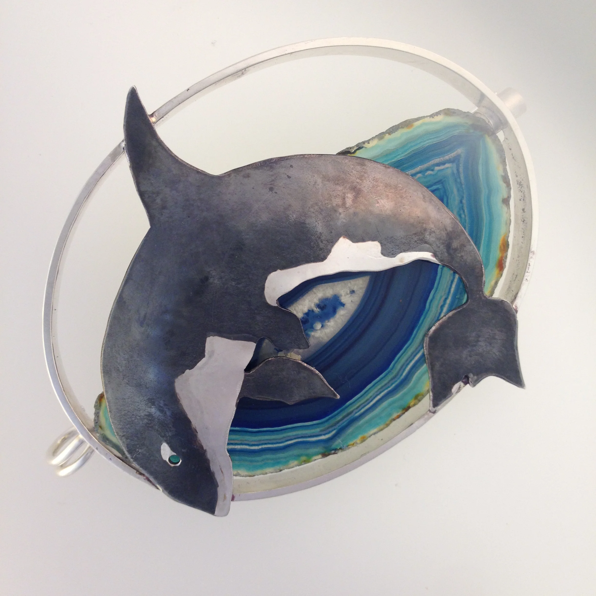 Orca Brooch