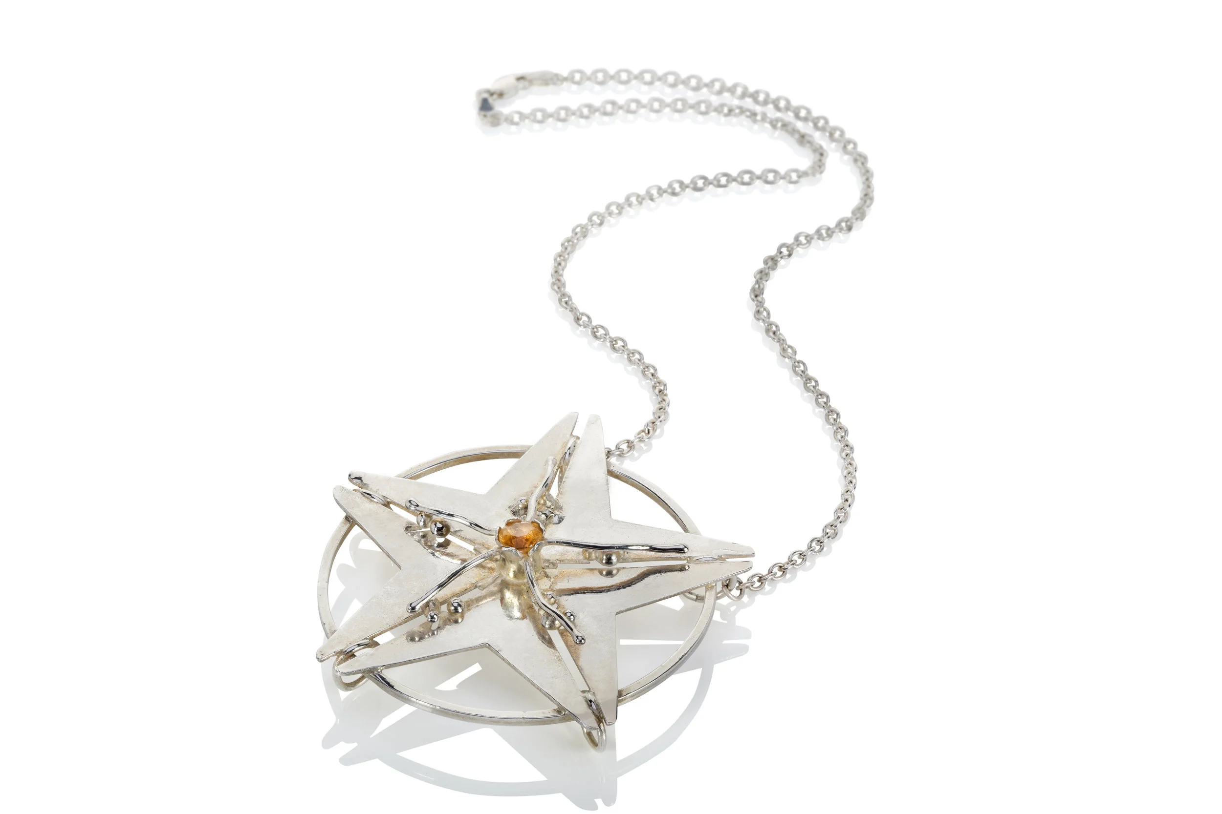 Argentium Citrine Star