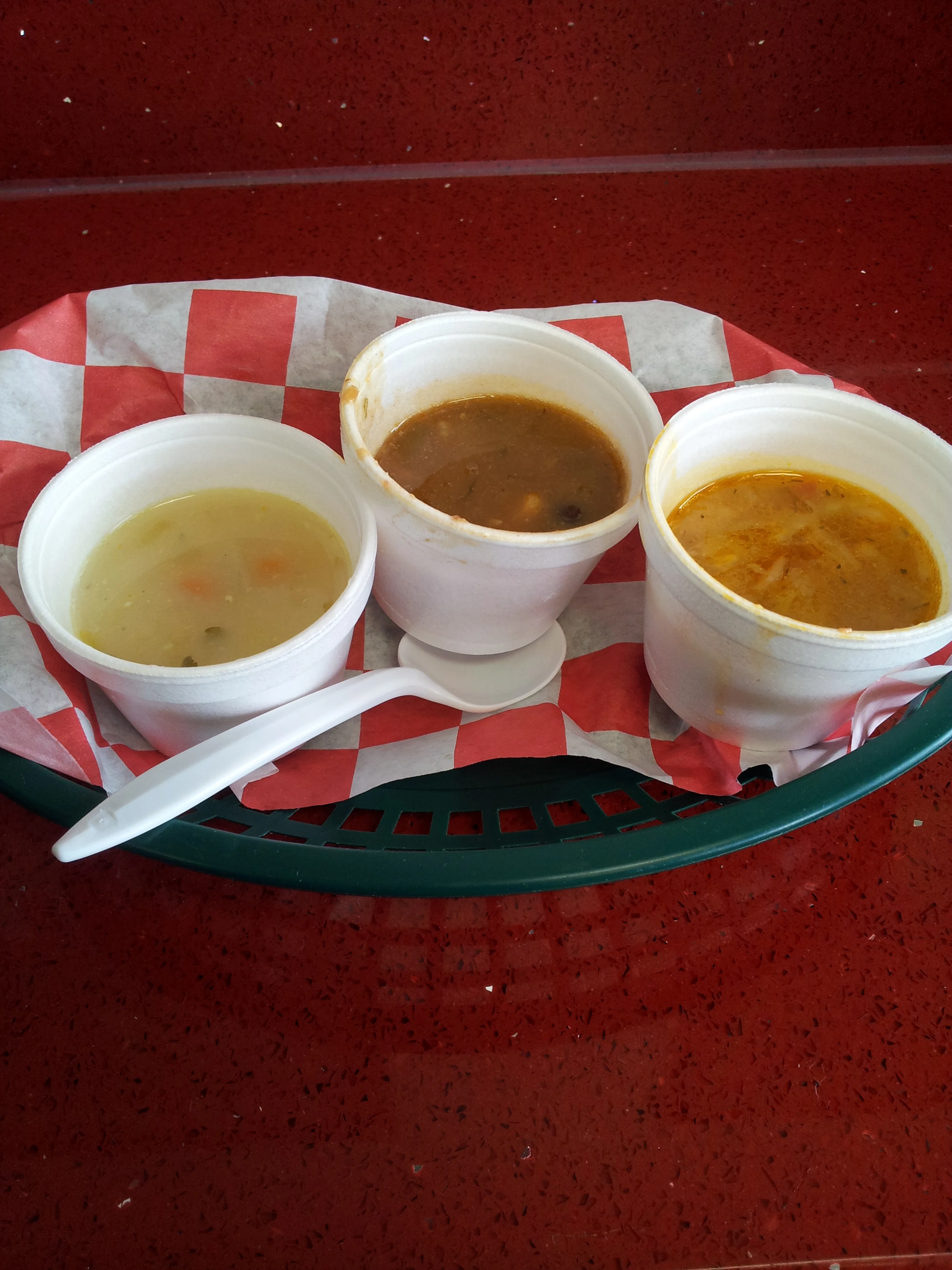 My three-soup sampler
