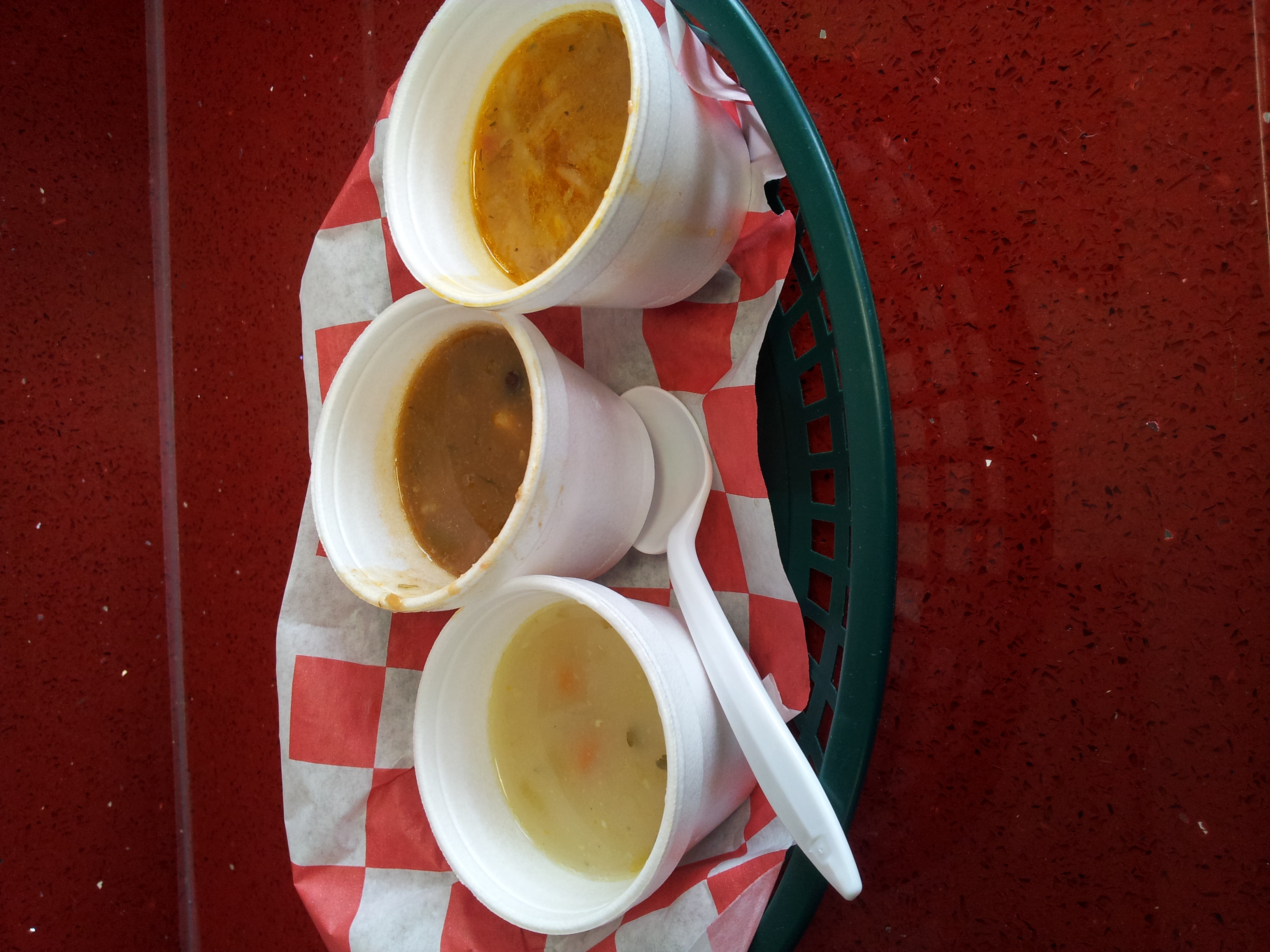 My three-soup sampler