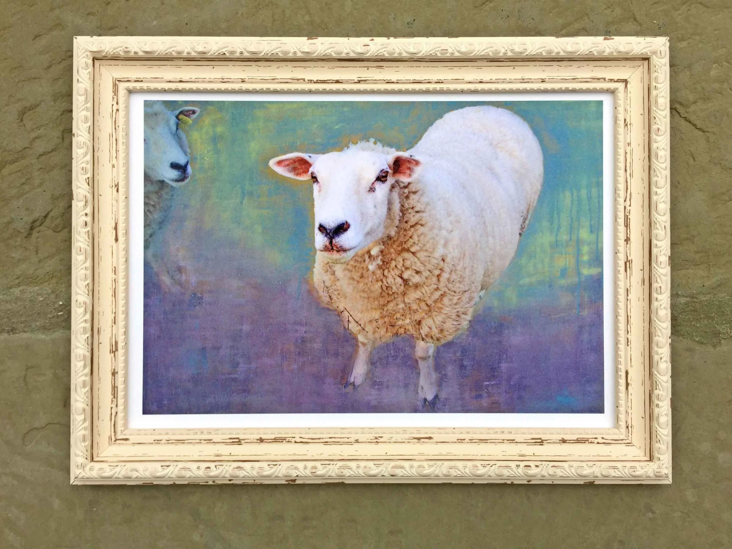 Kelly M. O'Brien, Are You Lonely Over There ? Limited edition prints from original painting. ©2015.