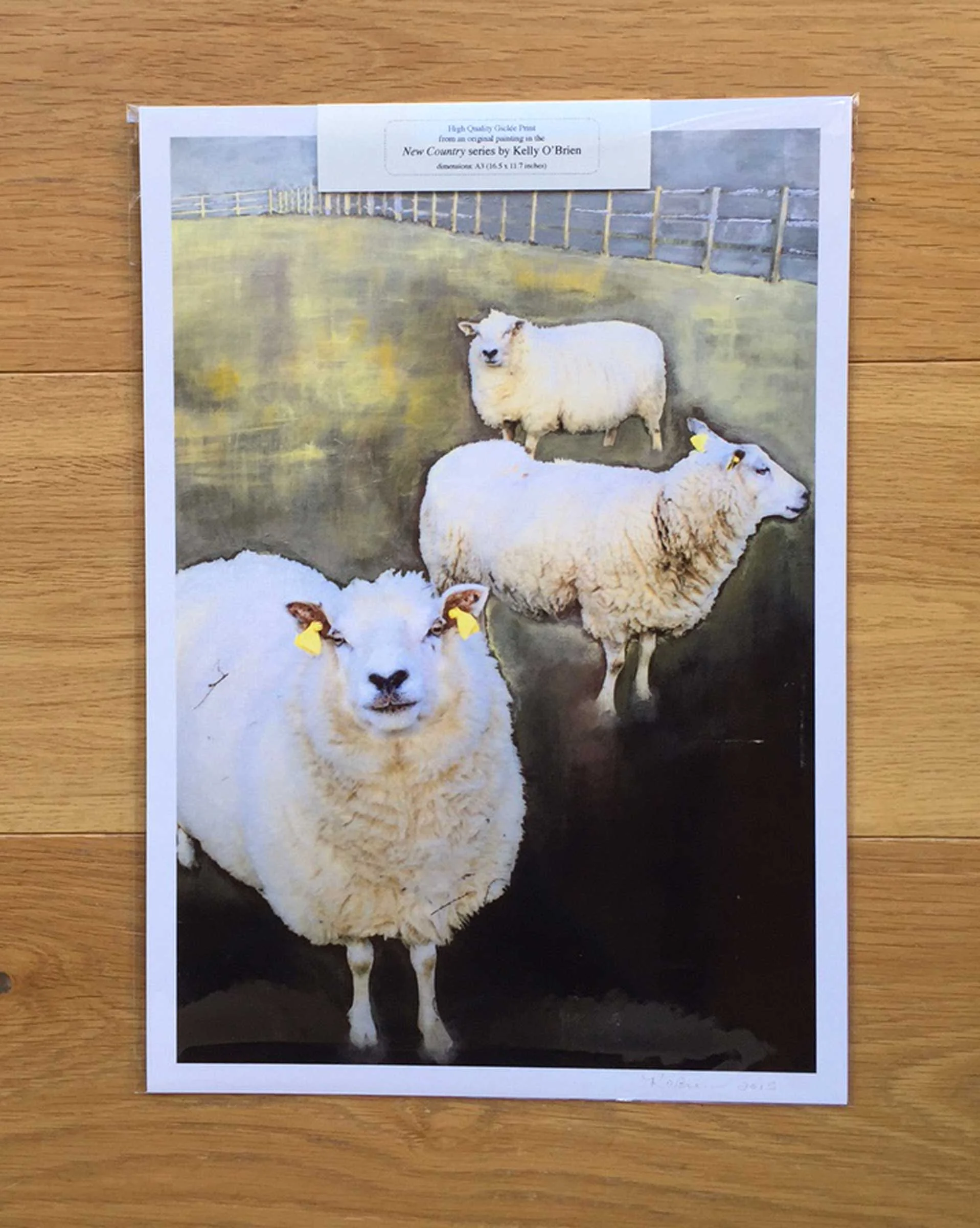 Kelly M. O'Brien, You're New Around Here, Aren't You?. Limited edition prints from original painting. ©2015.