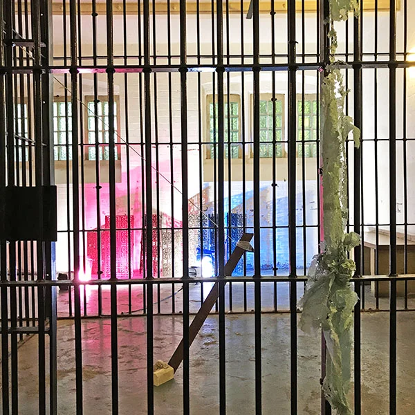 Kelly M. O’Brien and Angel Greenham, The Cells Residency installation view. ©2018.