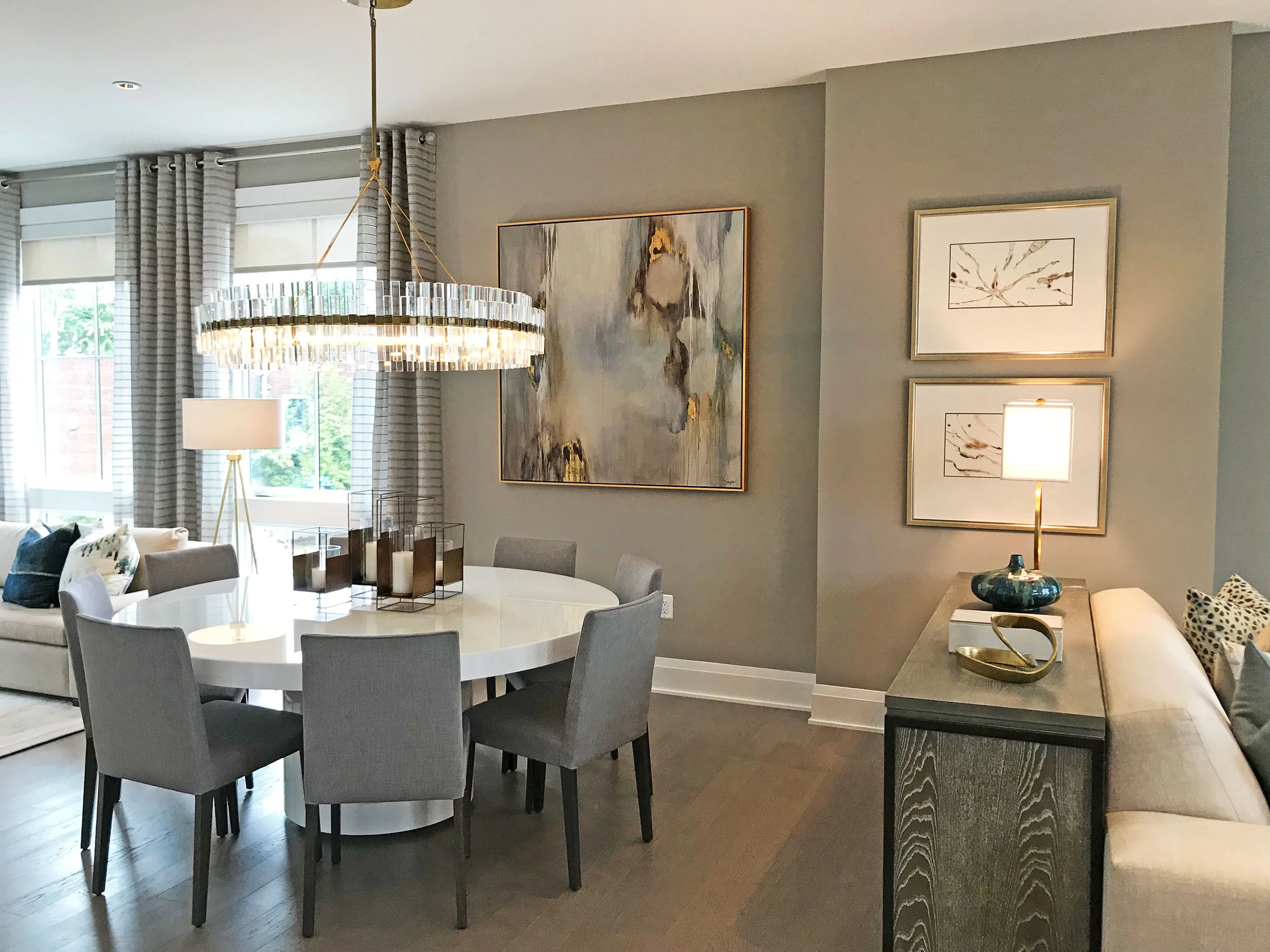 Kelly M O’Brien, limited edition prints at Robinson Landing via Carlyn and Co., Alexandria, Virginia.
