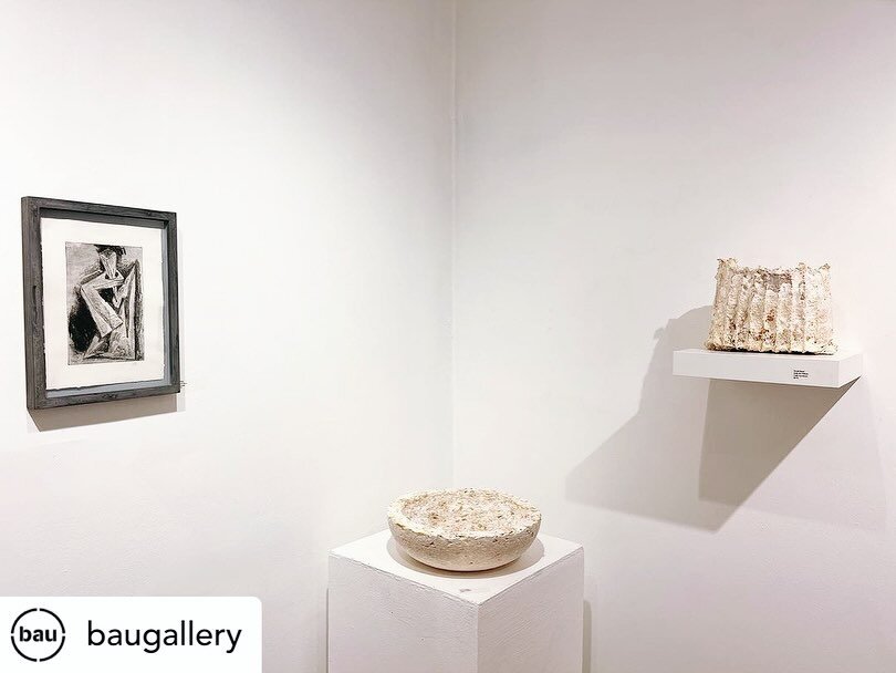 My cast mycelium vessels would make a unique gift, available now at Beacon Gallery 🎁 Lots of lovely options from lovely artists ✨ Posted @withregram &bull; @baugallery Stop by the gallery this Saturday from 12-6p for last minute holiday ideas! The B