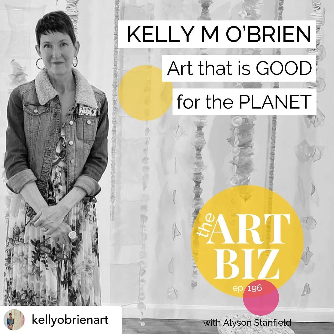 Posted @withregram • @kellyobrienart Alyson Stanfield is the ‘artist whisperer’, who I’ve known since 2016 and worked with then to professionalize my commercial art practice @paperjoystudio :: We have stayed in touch over the y