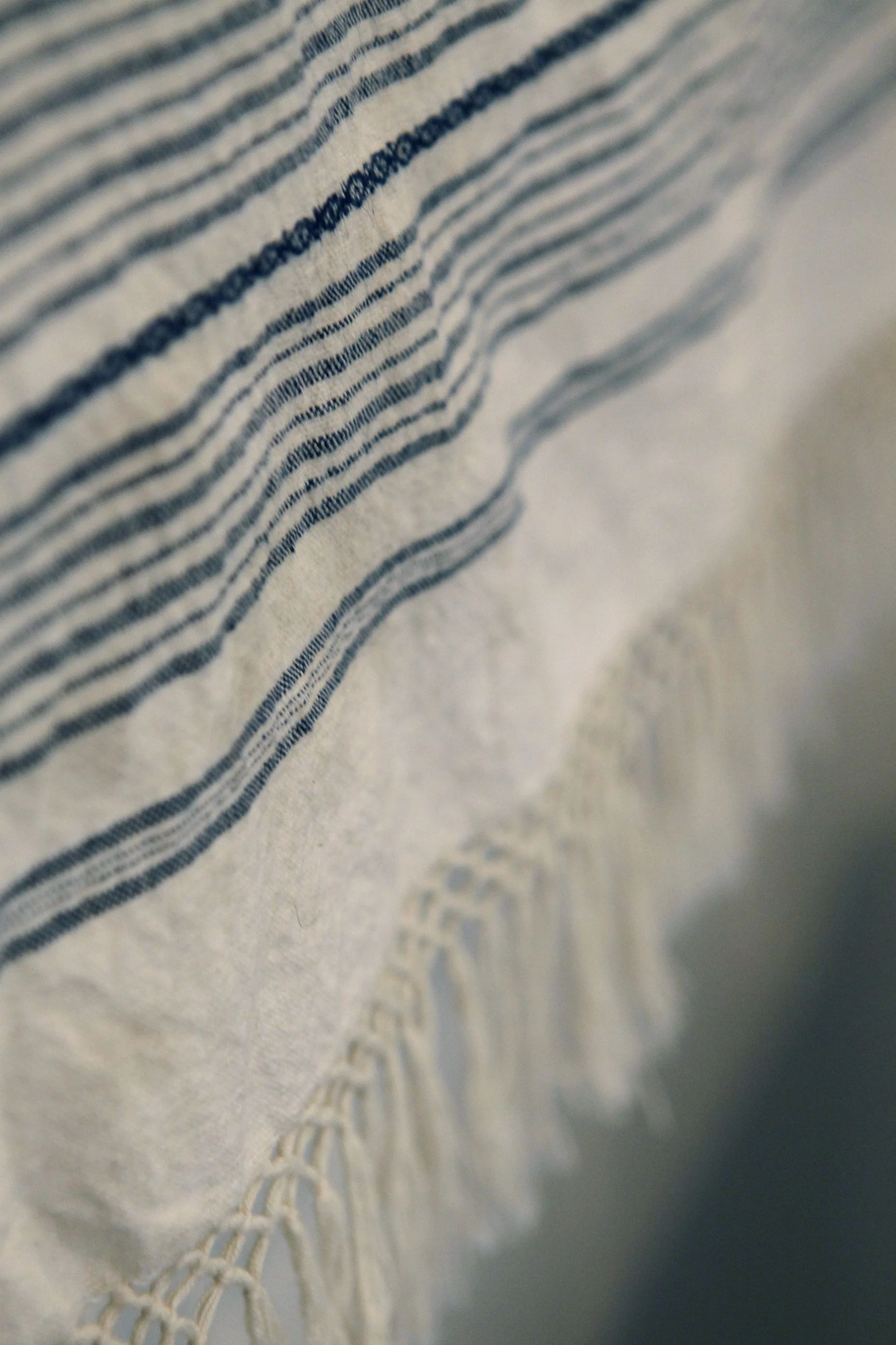 Woven Greek towel detail