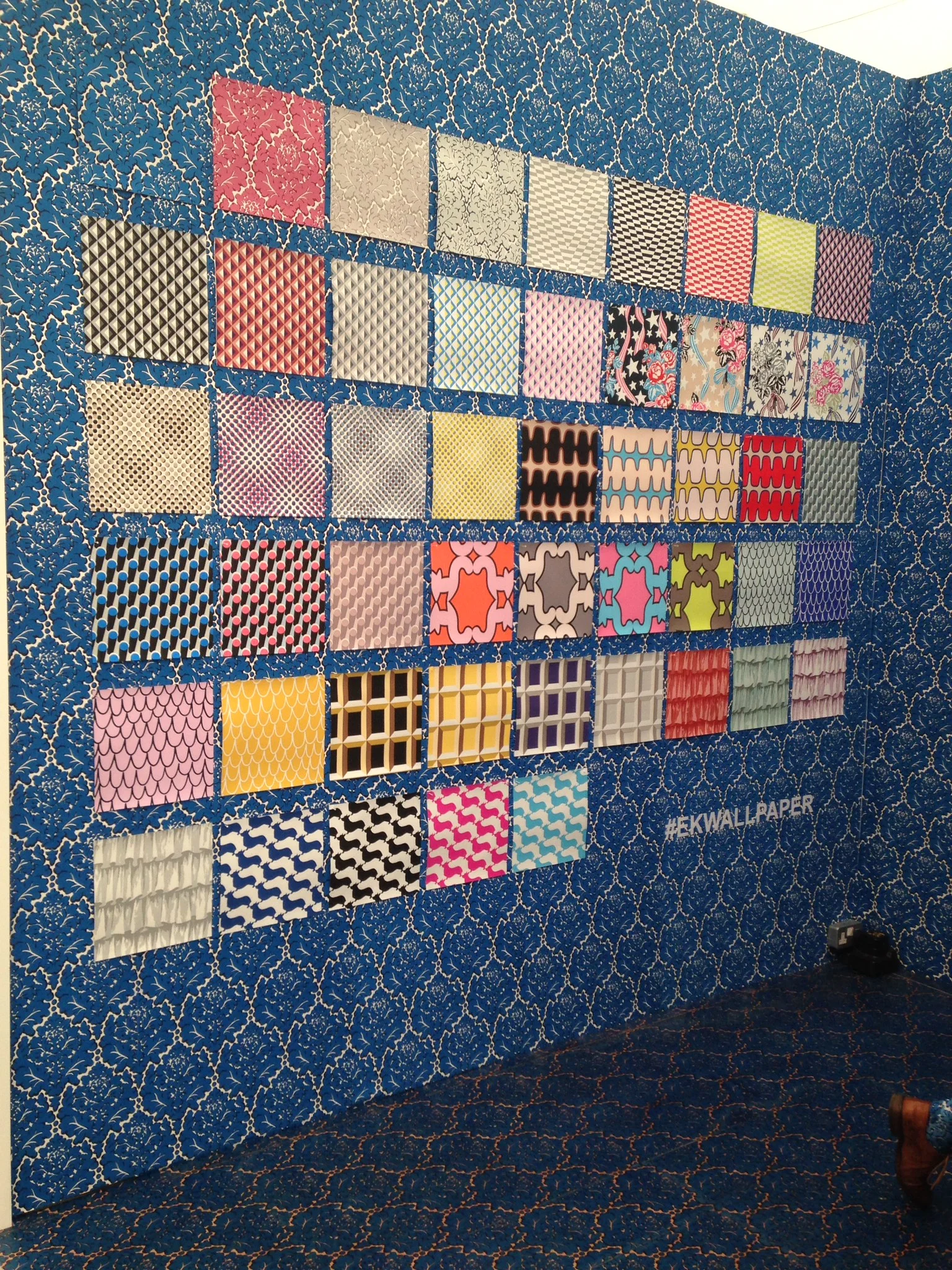 Eley Kishimoto won 2nd prize for best stand at Decorex 2014. It really was v striking.