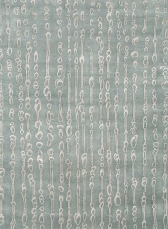 Amy Kent's delicate new carpet design, 'Waterfall' in wool & art silk. Would fit happily into either a traditional or contemporary room.