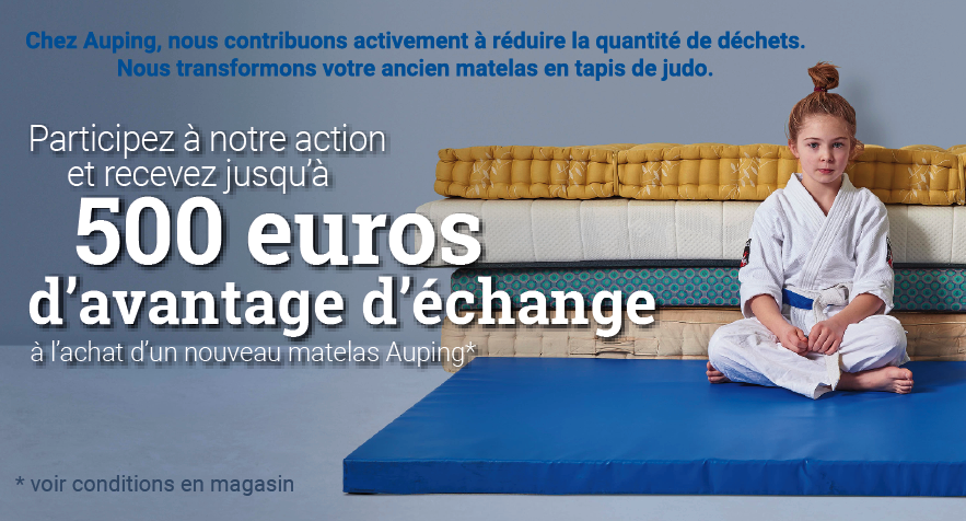 Profitez de notre action Auping à Strassen. Recevez 500 euros d’avantage!