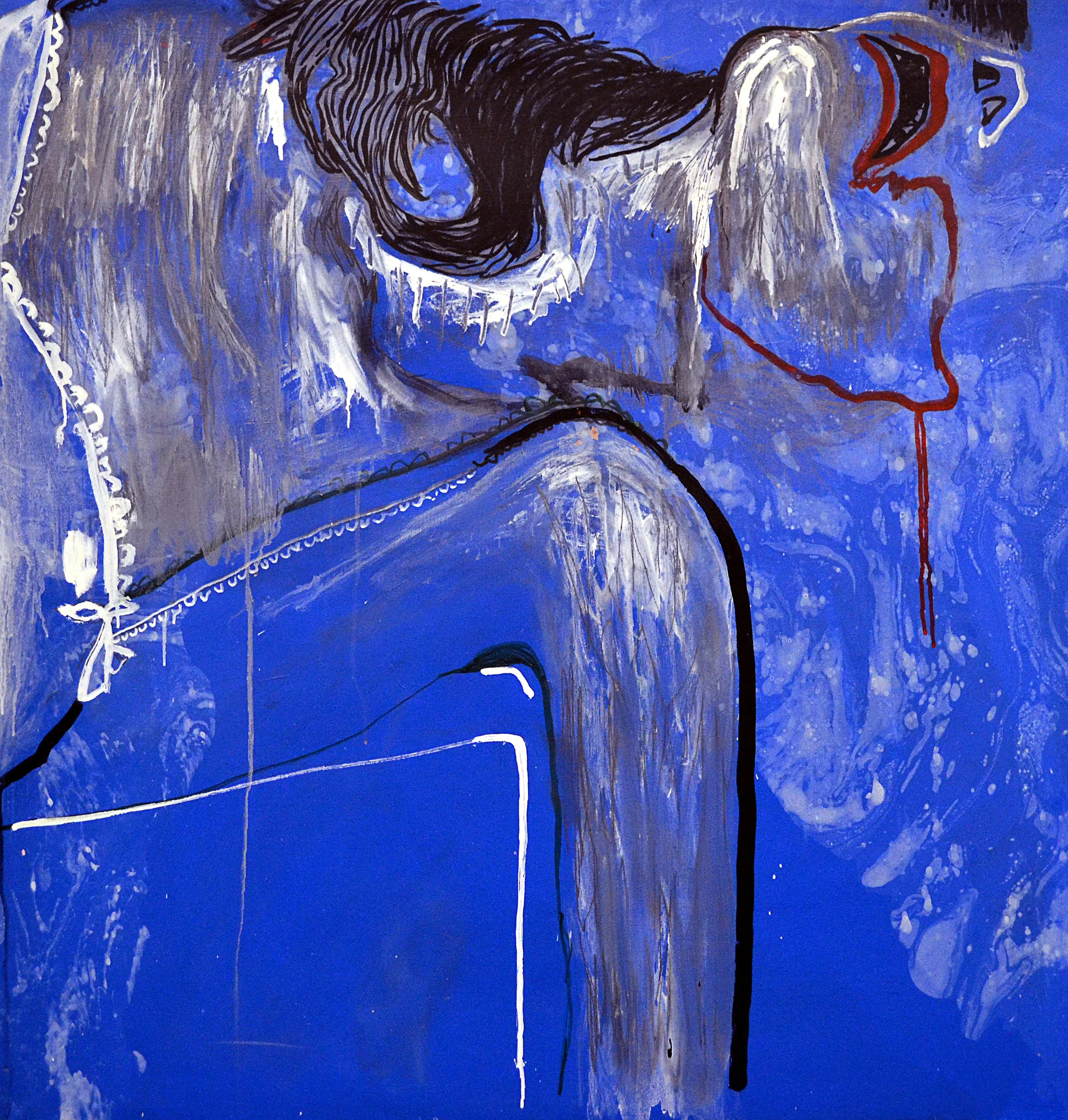 ‘Untitled’, 50 x 50 cm, mixed media on canvas, 2014