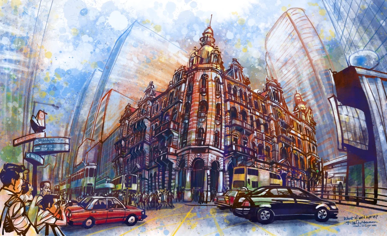 I've always wondered what the Old General Post Office would look like if it still stood today.