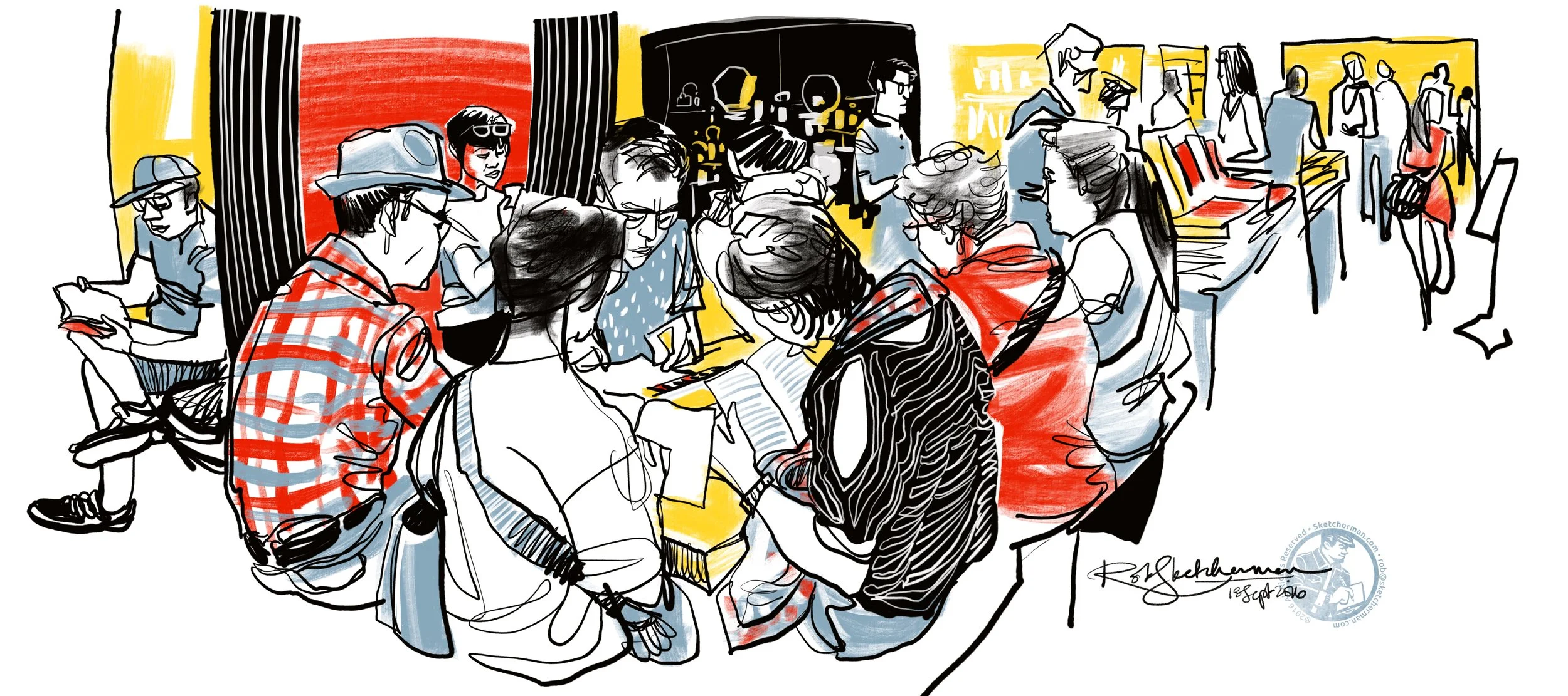 Eslite crowd-Sketcherman.JPG