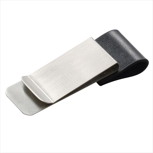 The Muji MoMA pen clip I use to clip my Pencil to my Smart Keyboard