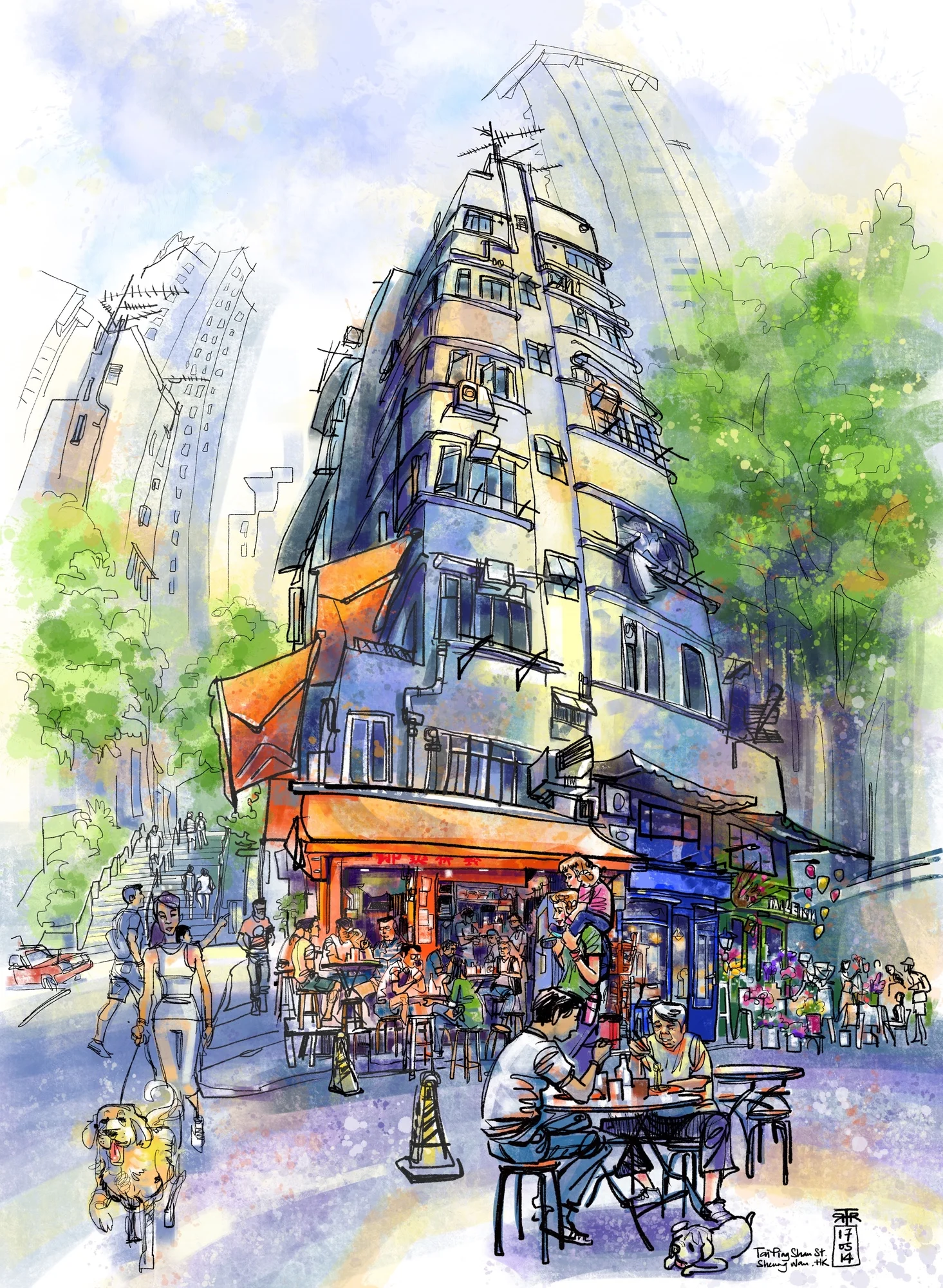 TaiPingShan morning-Sketcherman.jpg
