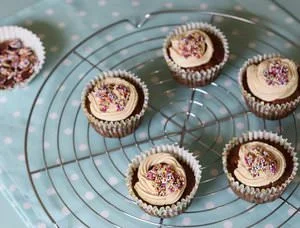 Low-Syn Chocolate Confetti Cupcakes (3 syns each)
