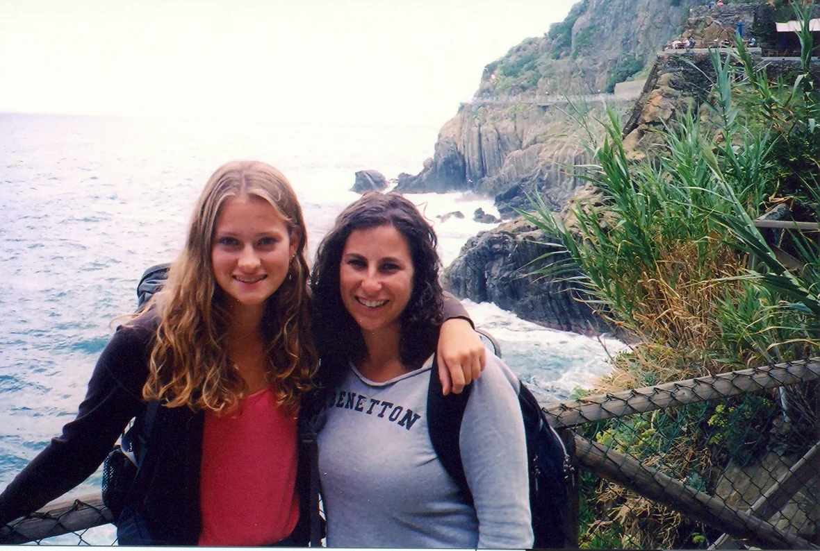 Backpacking in Italy in 2005 with one of my roommates.
