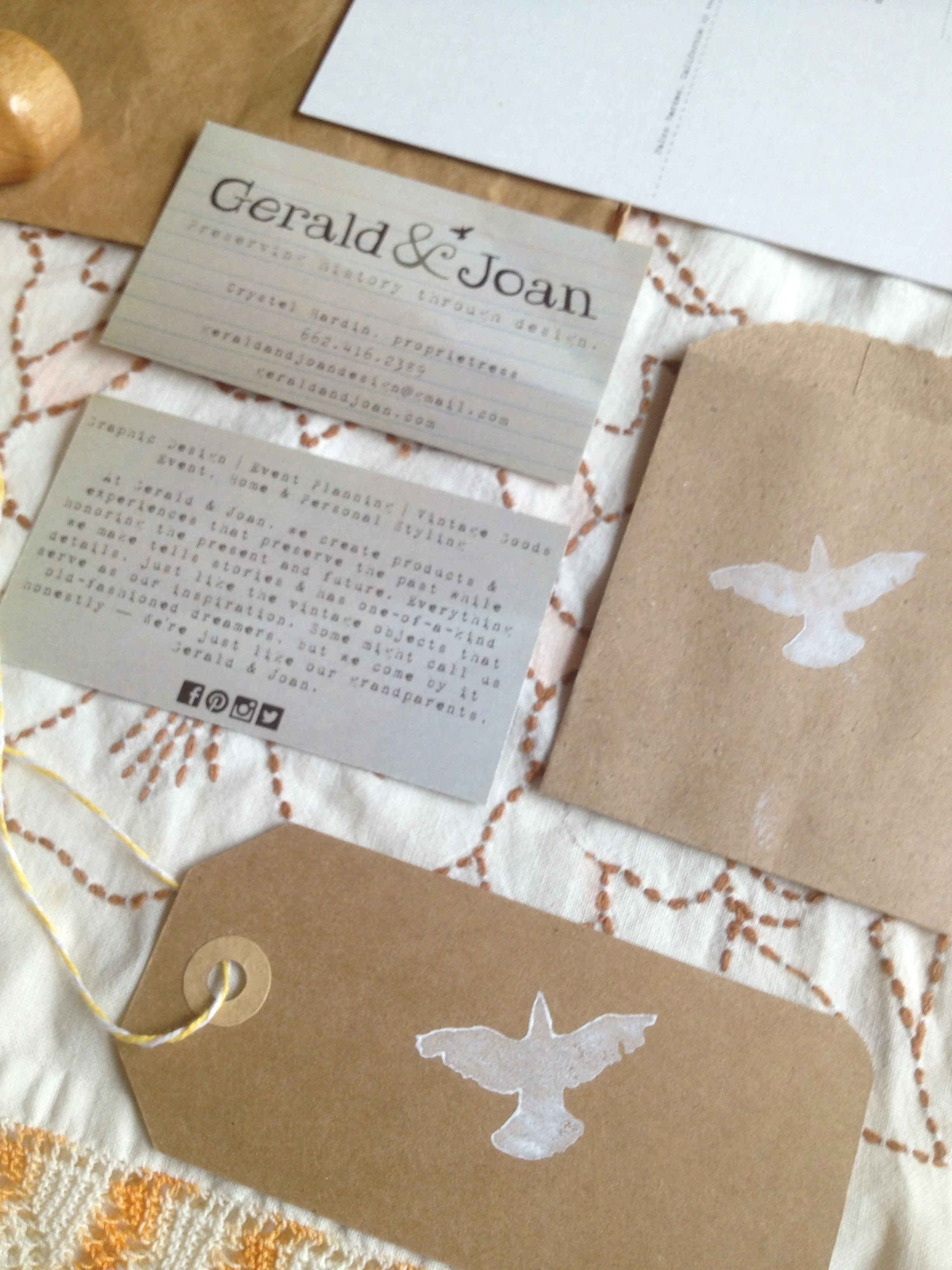 Branding: Gerald & Joan