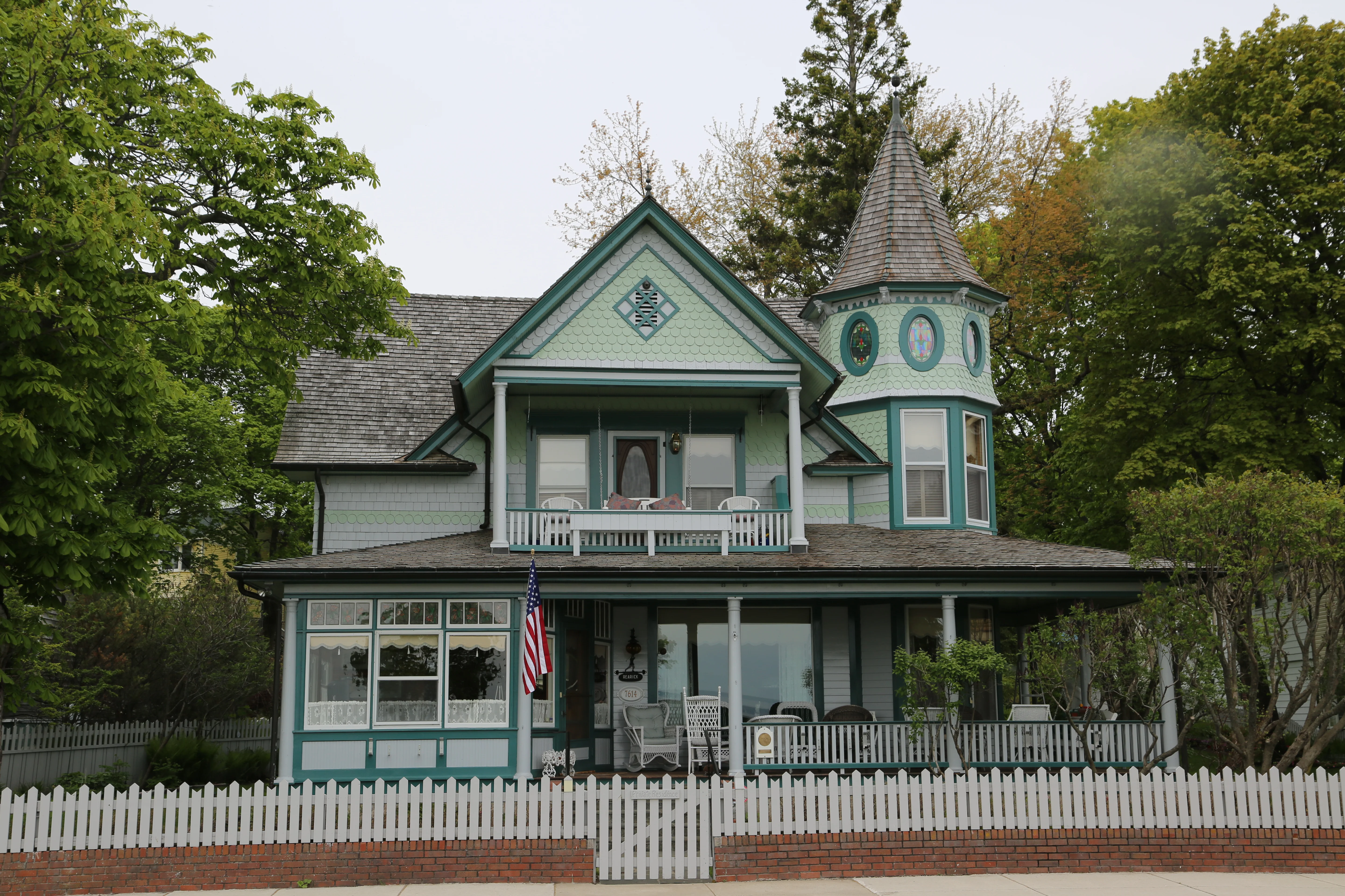 On the Road to Mackinac Island, Michigan
