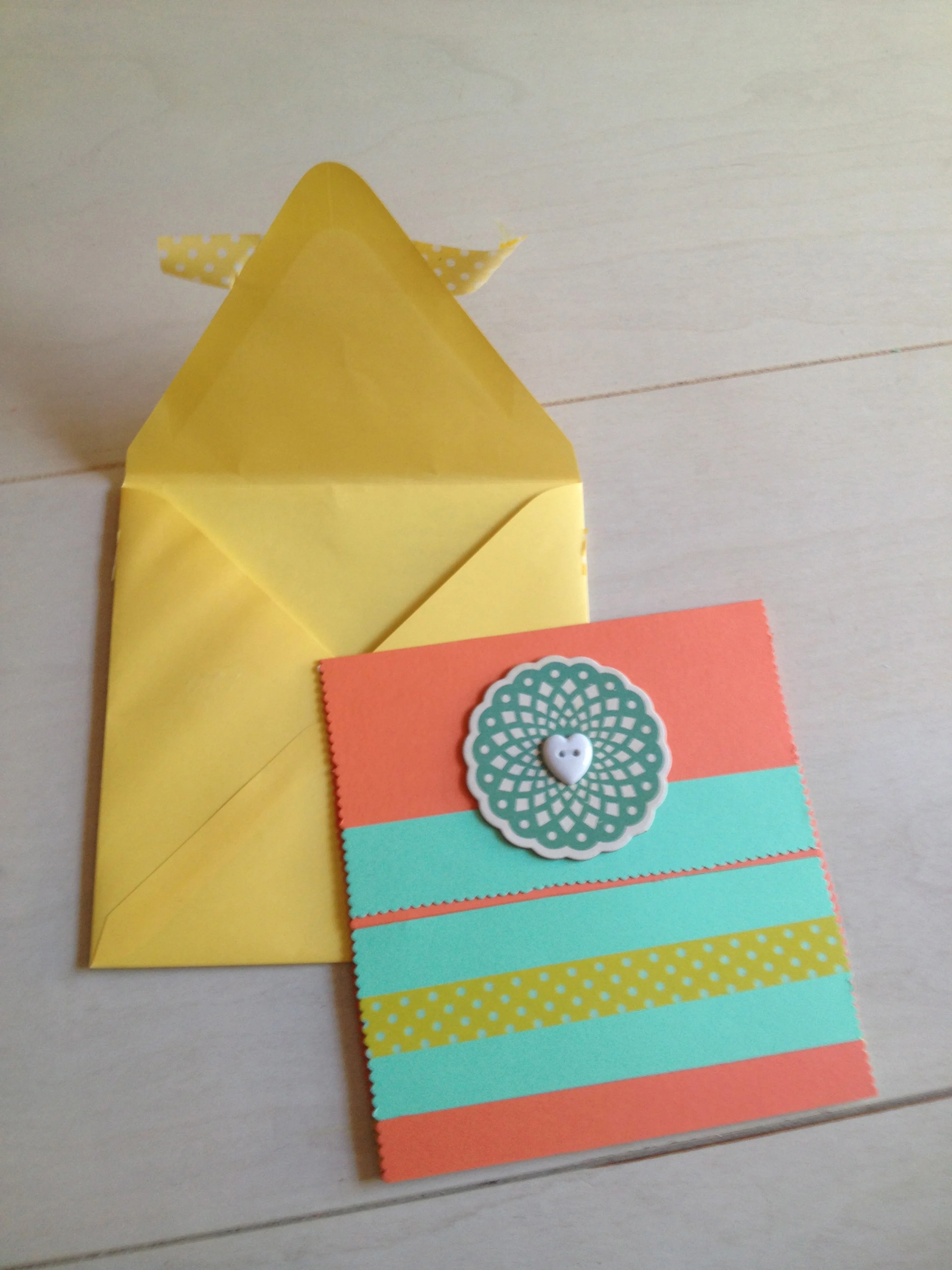 DIY: handmade "thinking of you" card