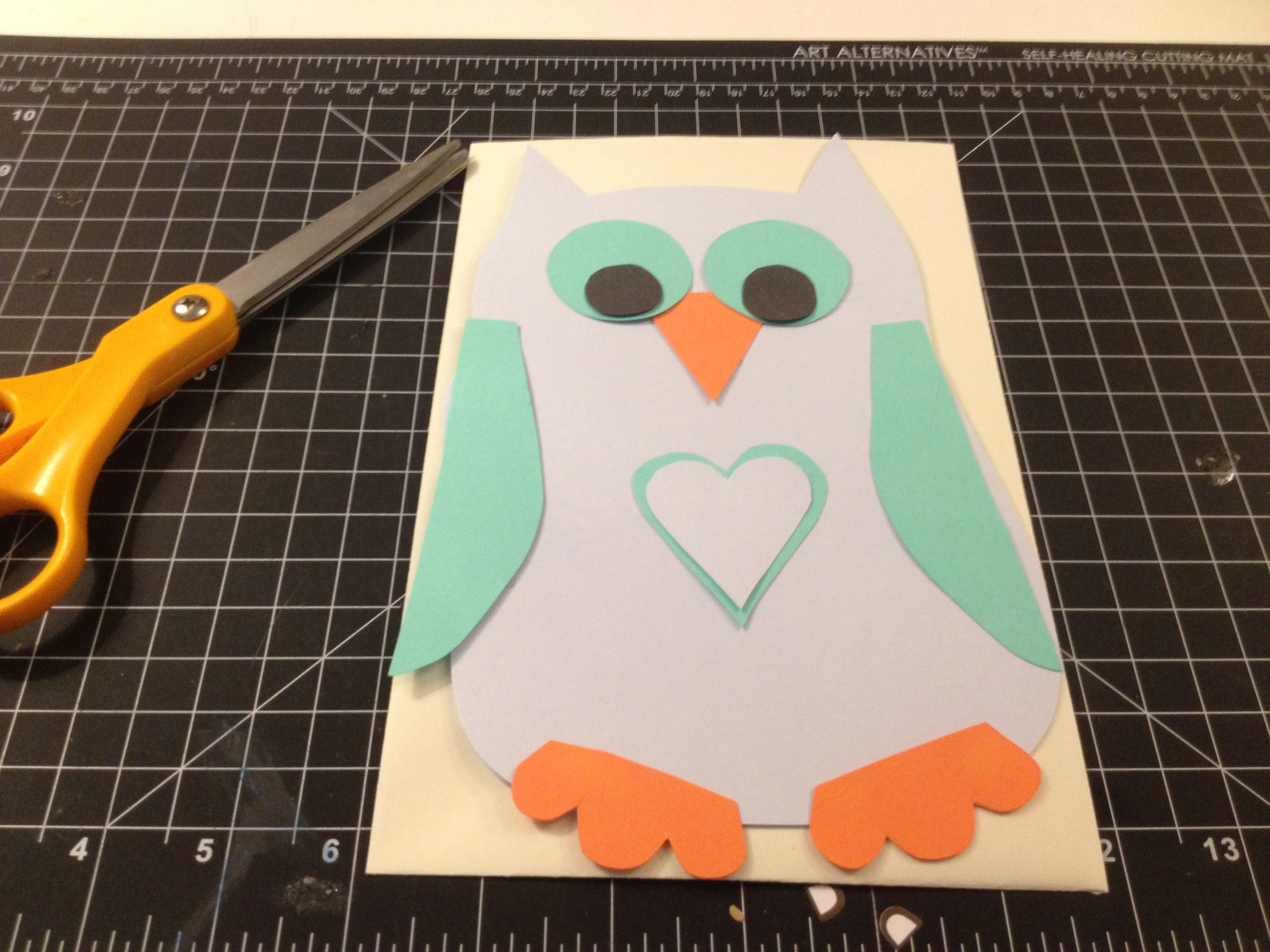 DIY: Handmade Owl Baby Shower Card