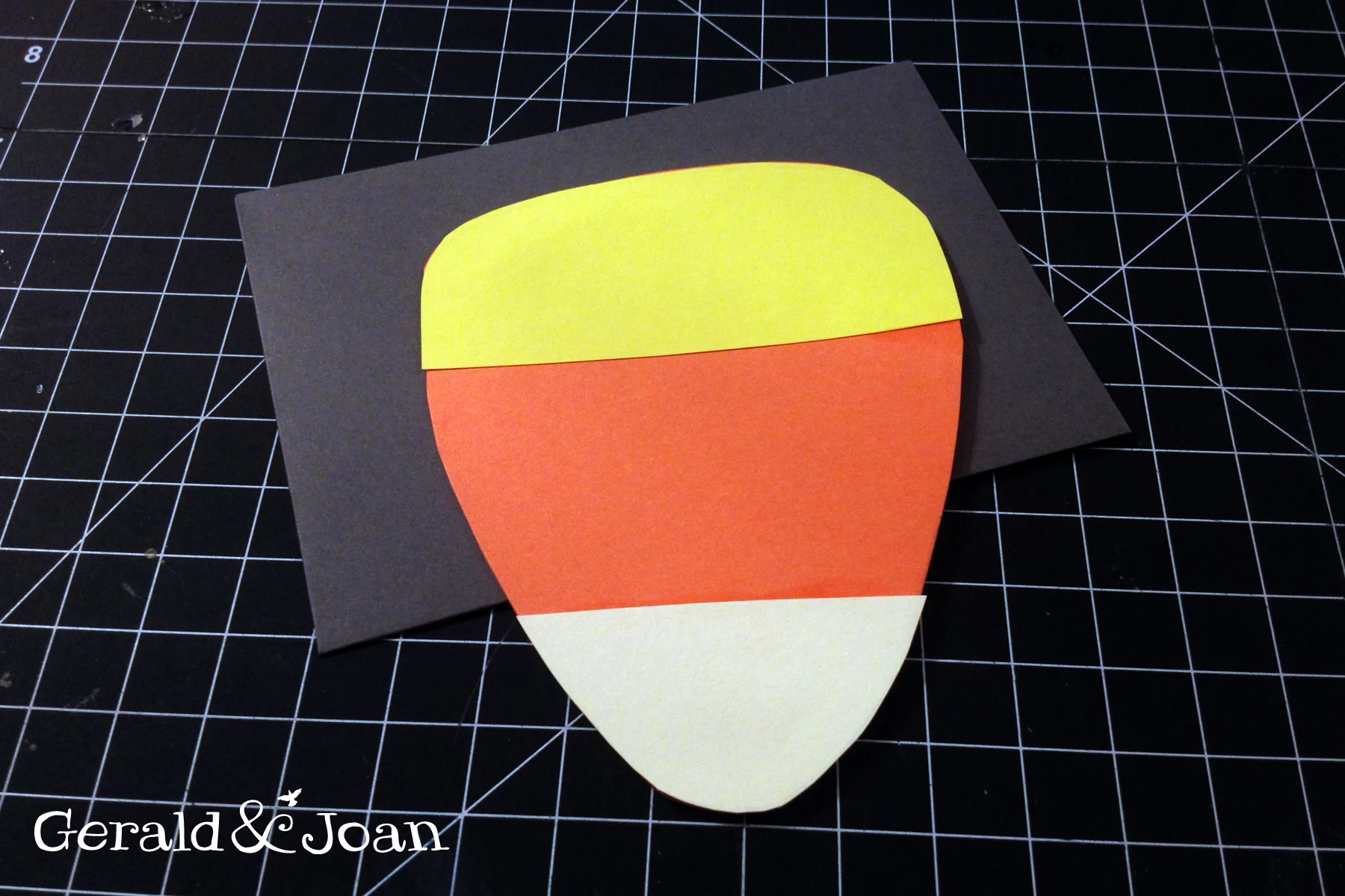DIY: Halloween Candy Corn Card