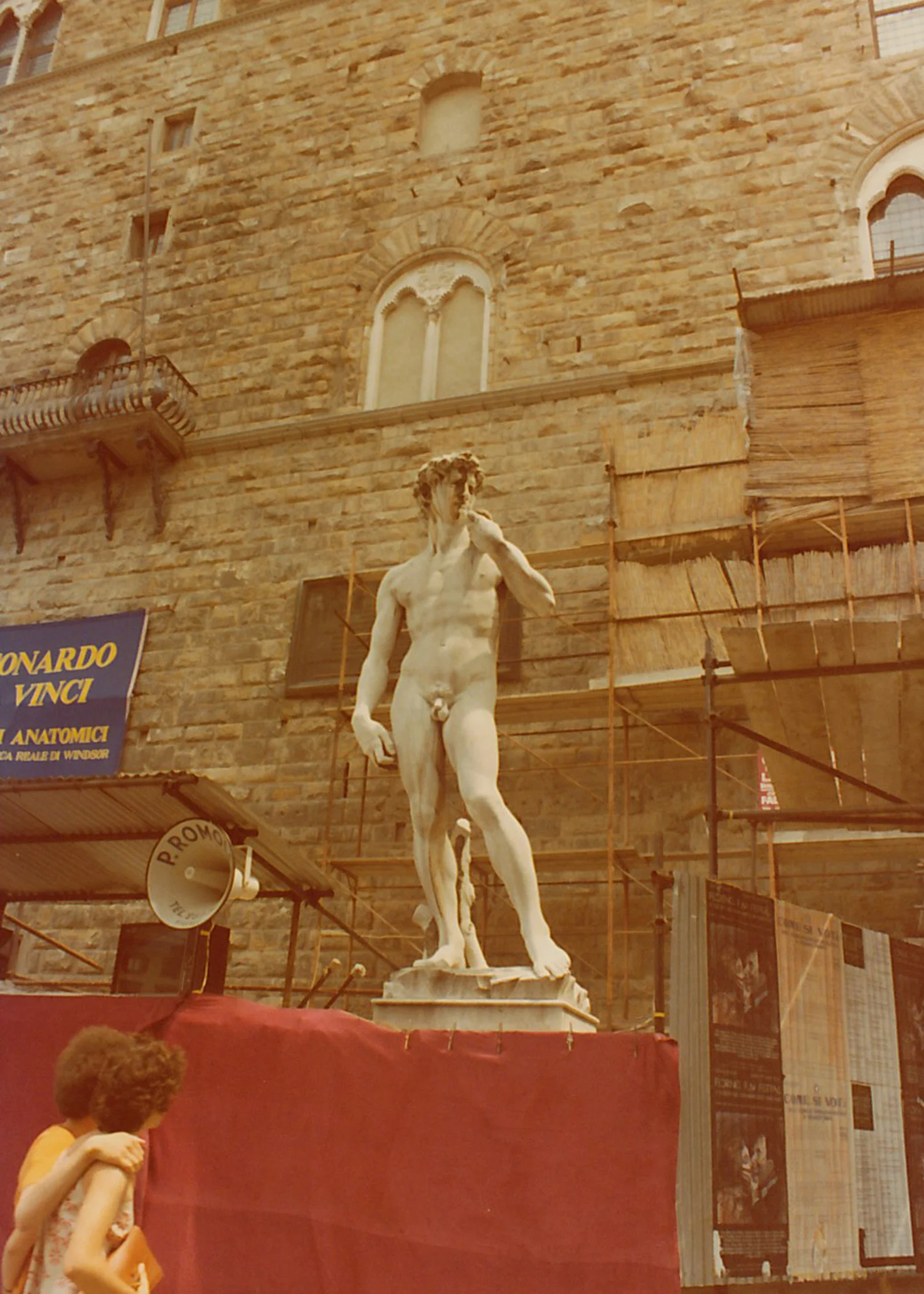 Michelangelo's David in Florence, Italy.