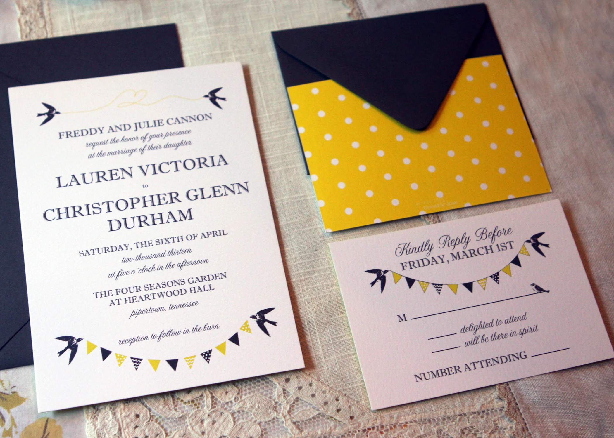 Lauren Invitation Suite