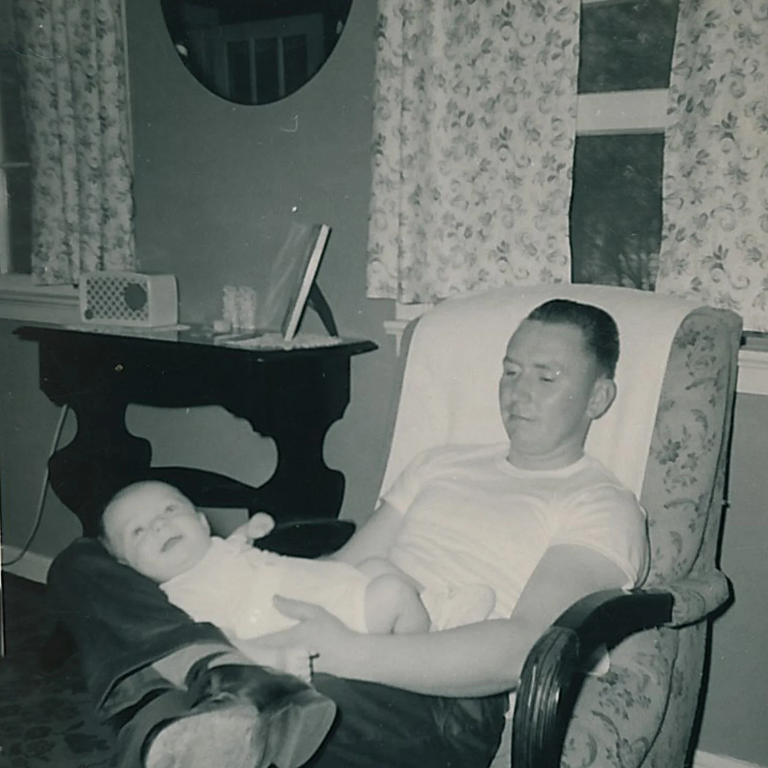Jonathan's father Greg and his grandfather Gerald. 