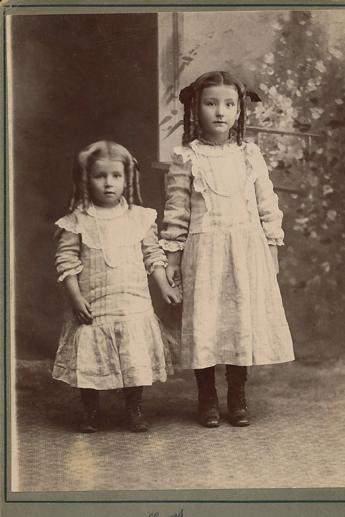 My great-grandmother Elsie (right) and her sister Myrtle.