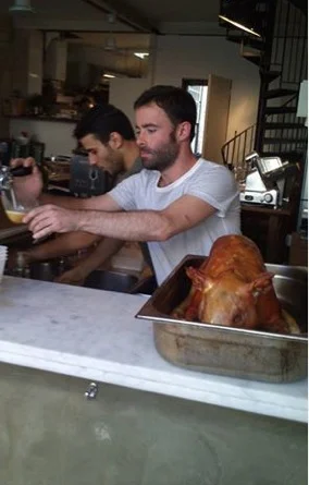 Pierre Derrien, sommelier of Bones restaurant