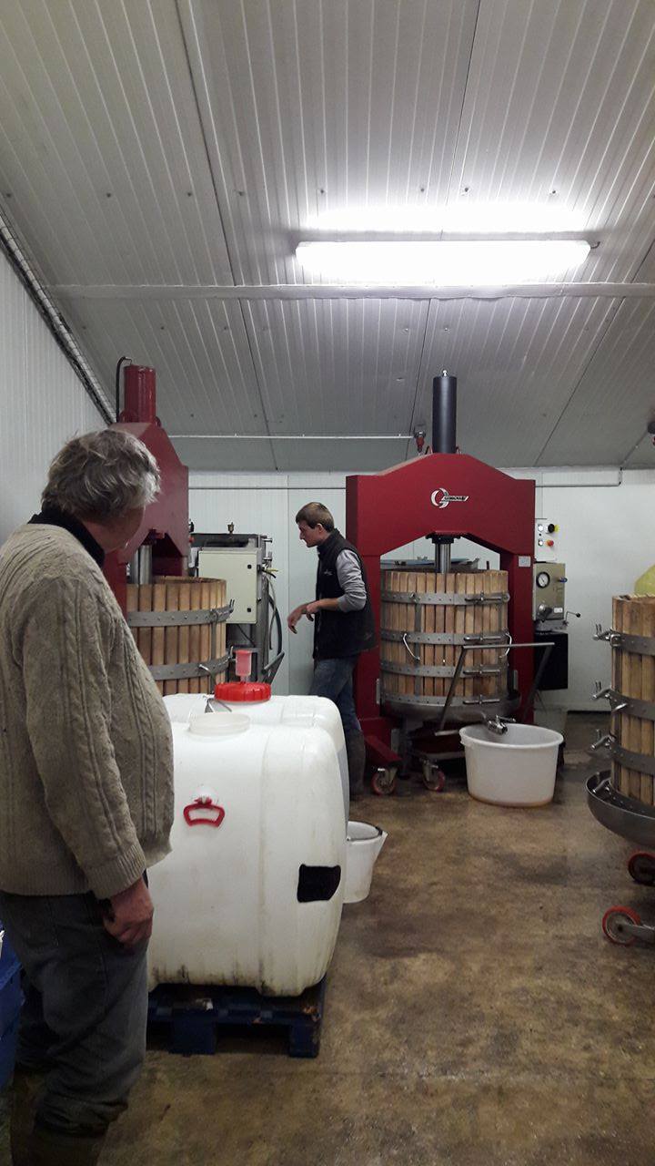 About a month later a viisit to a Picardy Cidrerie to collect freshly pressed apple juice