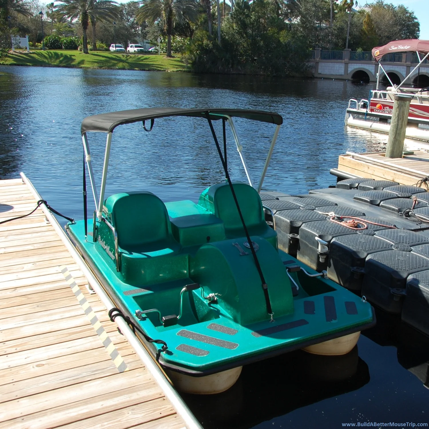 Boating at Disney World