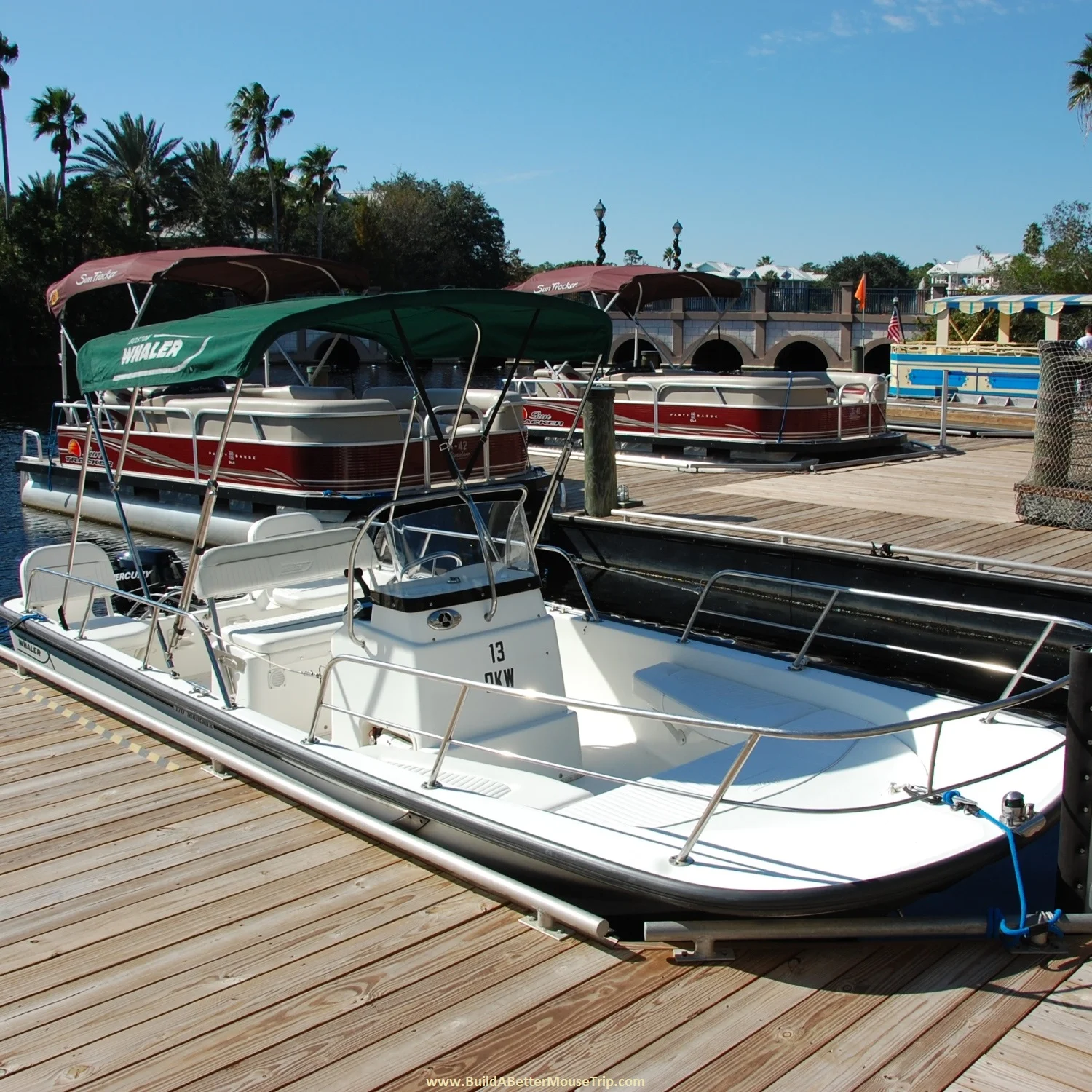 Boating at Disney World