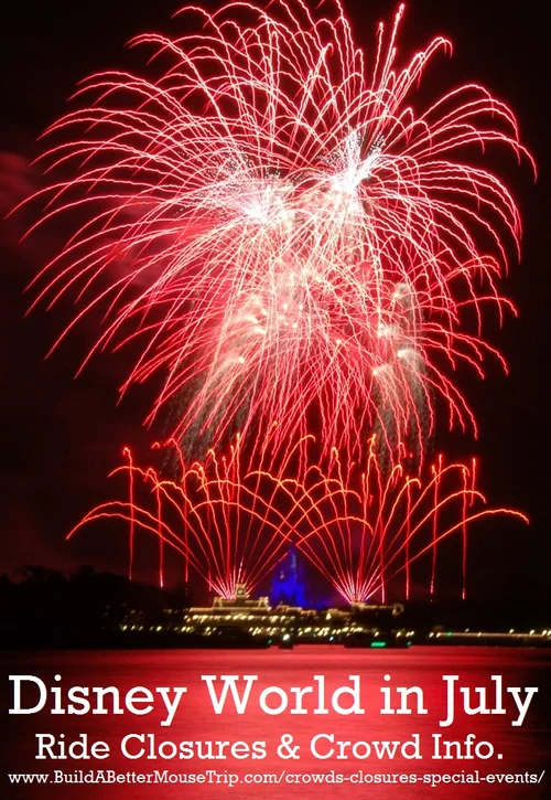 Disney World in July Crowds, Closures & Special Events