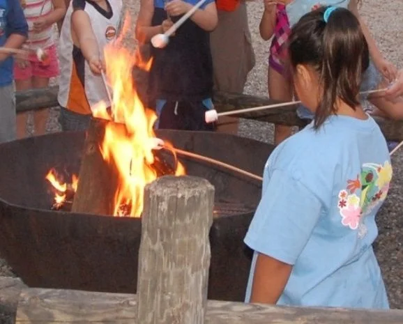 Bring your marshmallows and enjoy a Campfire Sing-Along with Chip 'n Dale and marshmallow roast at the Disney World Fort Wilderness campground. You can purchase s'mores kits there.