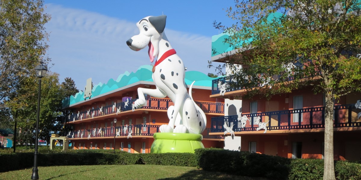 101 Dalmatians area  at Disney's All-Star Movies Resort