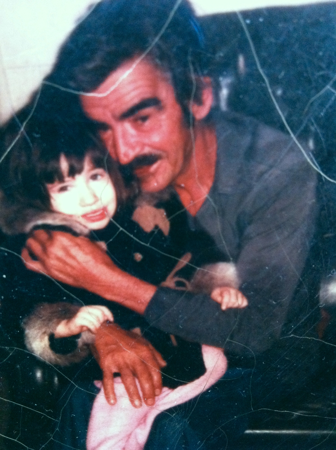 Clifford Hartwick with Granddaughter 1978